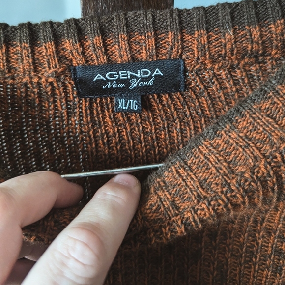 Vintage Agenda New York Lightweight Men's Pullover Crew Neck Sweater - XL - Picture 8 of 9